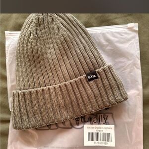 Ribbed Knit Beanie in Sage